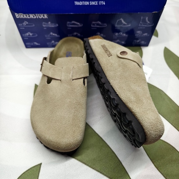 Birkenstock Boston narrow | Cork footbed and suede upper - Picture 2 of 4
